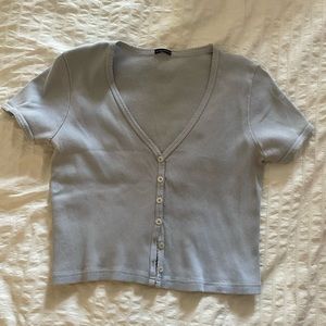 Baby Blue Brandy Melville Top